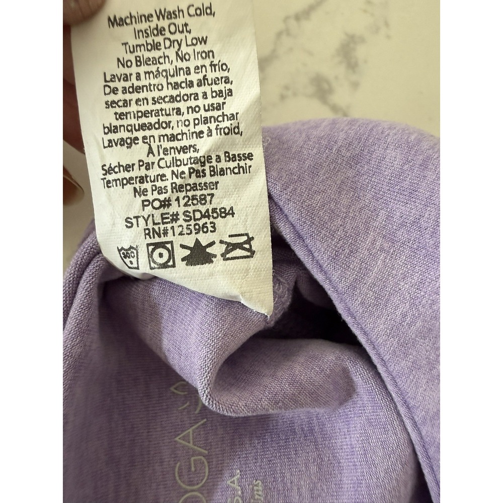 Beyond Yoga Spacedye Racerback Crop Top Small & Leisure Bike Shorts XS Lavender - Picture 5 of 8